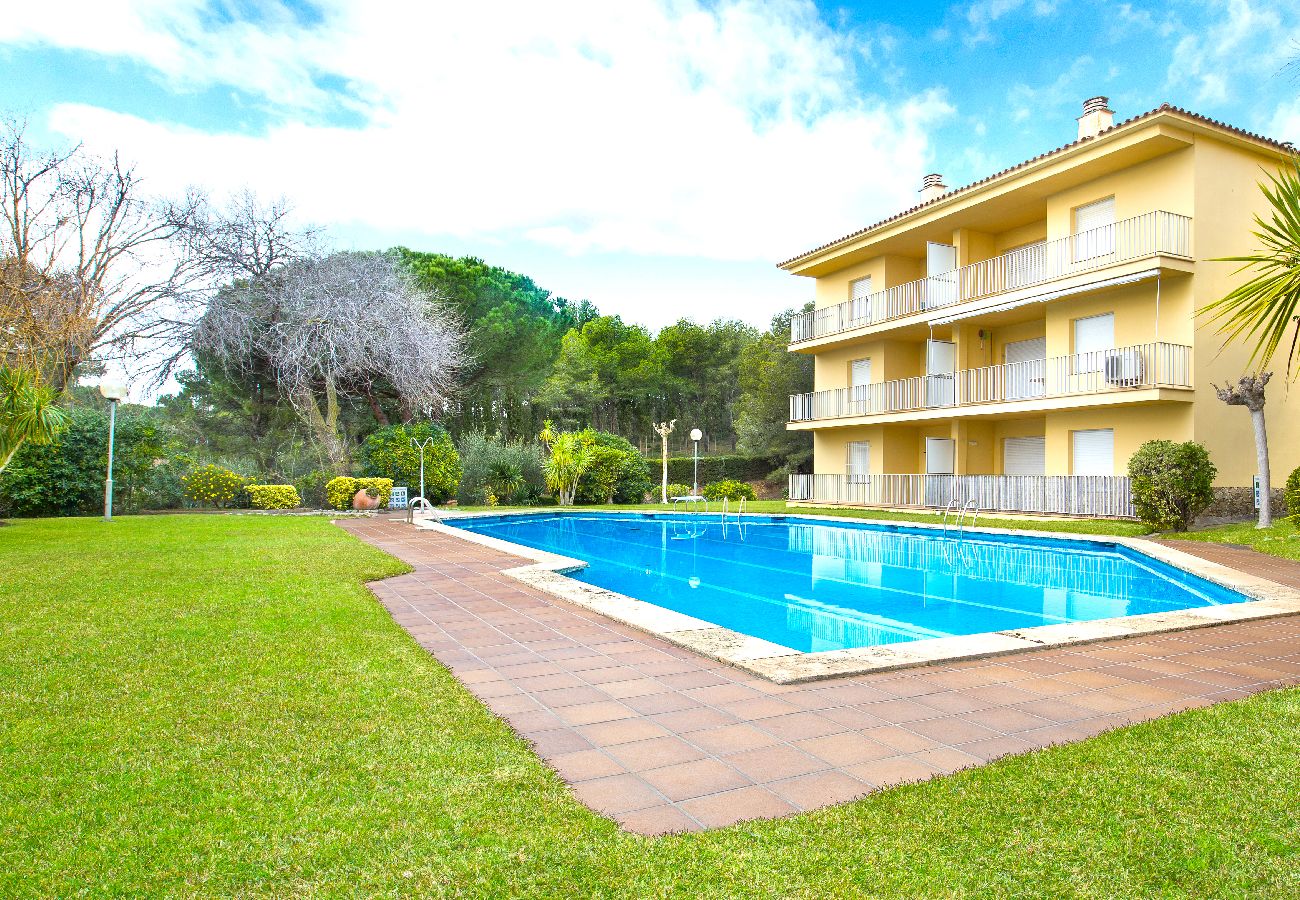 Apartamento en Llafranc - 1CEN A2 - Apartamento sencillo con jardín y piscina comunitaria a 800m de la playa de Llafranc