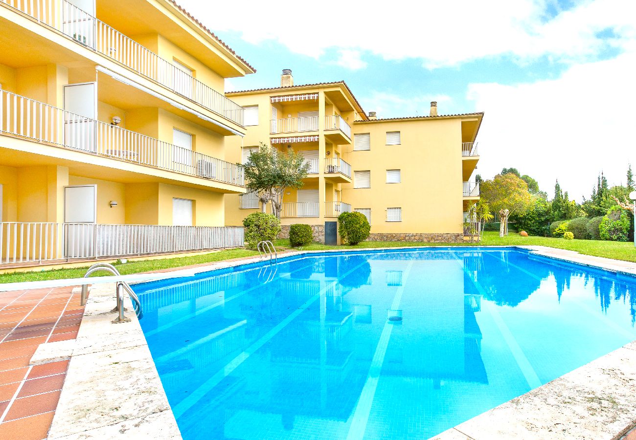 Apartamento en Llafranc - 1CEN A2 - Apartamento sencillo con jardín y piscina comunitaria a 800m de la playa de Llafranc