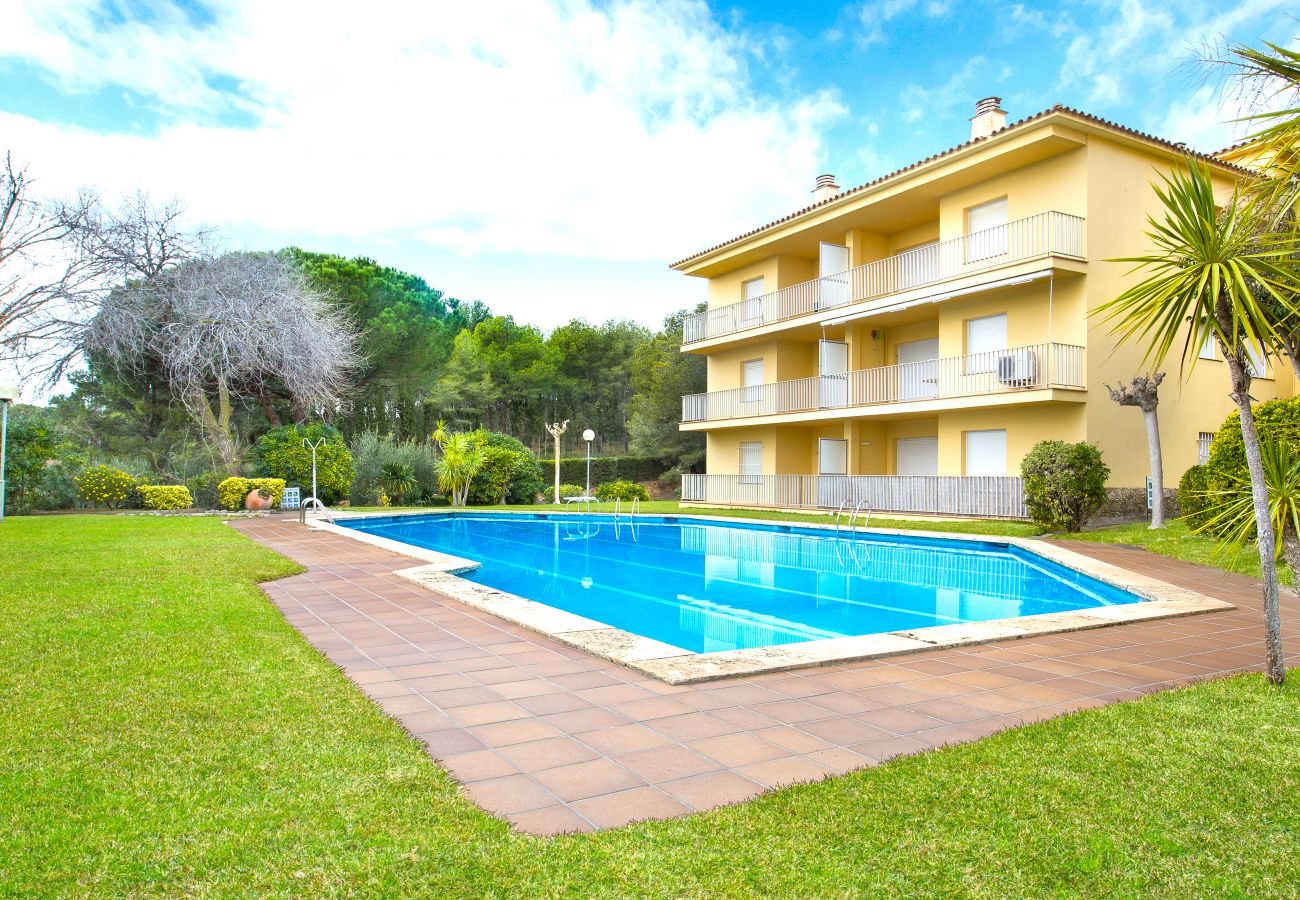 Apartamento en Llafranc - 1CEN A3 - Apartamento sencillo con jardín y piscina comunitaria a 800m de la playa de Llafranc