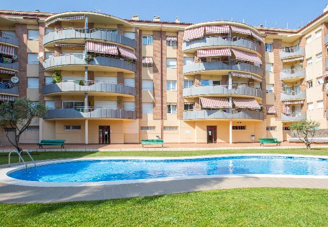 Apartamento en Lloret de Mar - 2ROS01 -Acogedor apartamento de 3 habitaciones con piscina situado cerca de la playa de Fenals (Lloret de Mar) Apartamento en Lloret de Mar - 2ROS01 -Acogedor apartamento de 3 habitaciones con piscina situado cerca de la playa de Fenals (Lloret de Mar)