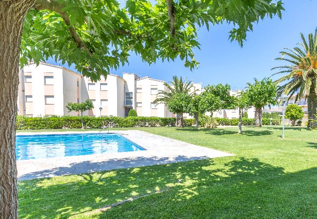 Apartament en Calella de Palafrugell - 1CB E6 - Apartament avec 2 habitacions en una zona molt tranquil·la amb jardí i piscina comunitària a prop de la platja de Calella de Palafrugell
