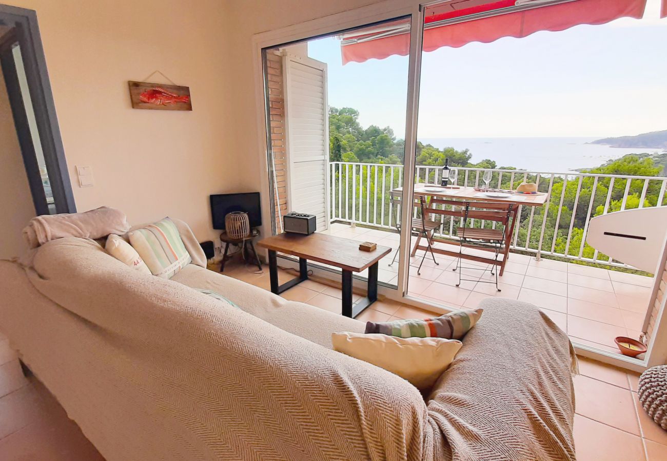 Apartament en Llafranc - 1MIRAN 01 - Apartament amb terrassa amb vistes al mar a Llafranc