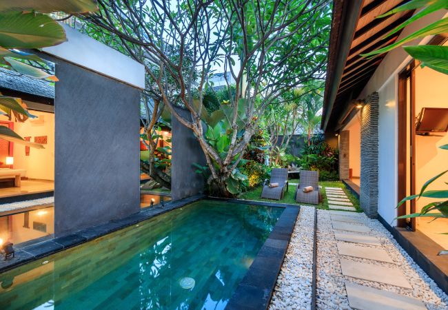 Vil.la en Seminyak - Anjali Purple - Villa d'1 habitació amb piscina a Bali Vil.la en Seminyak - Anjali Purple - Villa d'1 habitació amb piscina a Bali