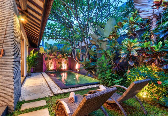 Vil.la en Seminyak - Anjali Purple - Villa d'1 habitació amb piscina a Bali Vil.la en Seminyak - Anjali Purple - Villa d'1 habitació amb piscina a Bali