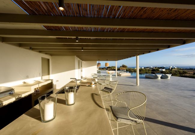 Vil.la en Paros - Elea - Magnifica casa amb piscina per a 10 persones i vistes al mar a Golden Beach (Grècia) Vil.la en Paros - Elea - Magnifica casa amb piscina per a 10 persones i vistes al mar a Golden Beach (Grècia)