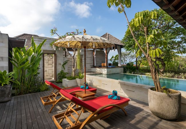 Villa in Seminyak - The chands two A- 2 bedroom frontline villa with stunning Bali sea views