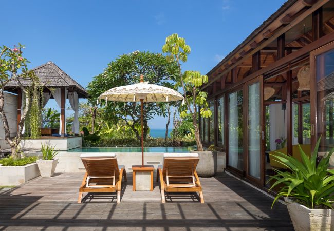 Villa in Seminyak - The chands two B- 2 bedroom frontline villa with stunning Bali sea views