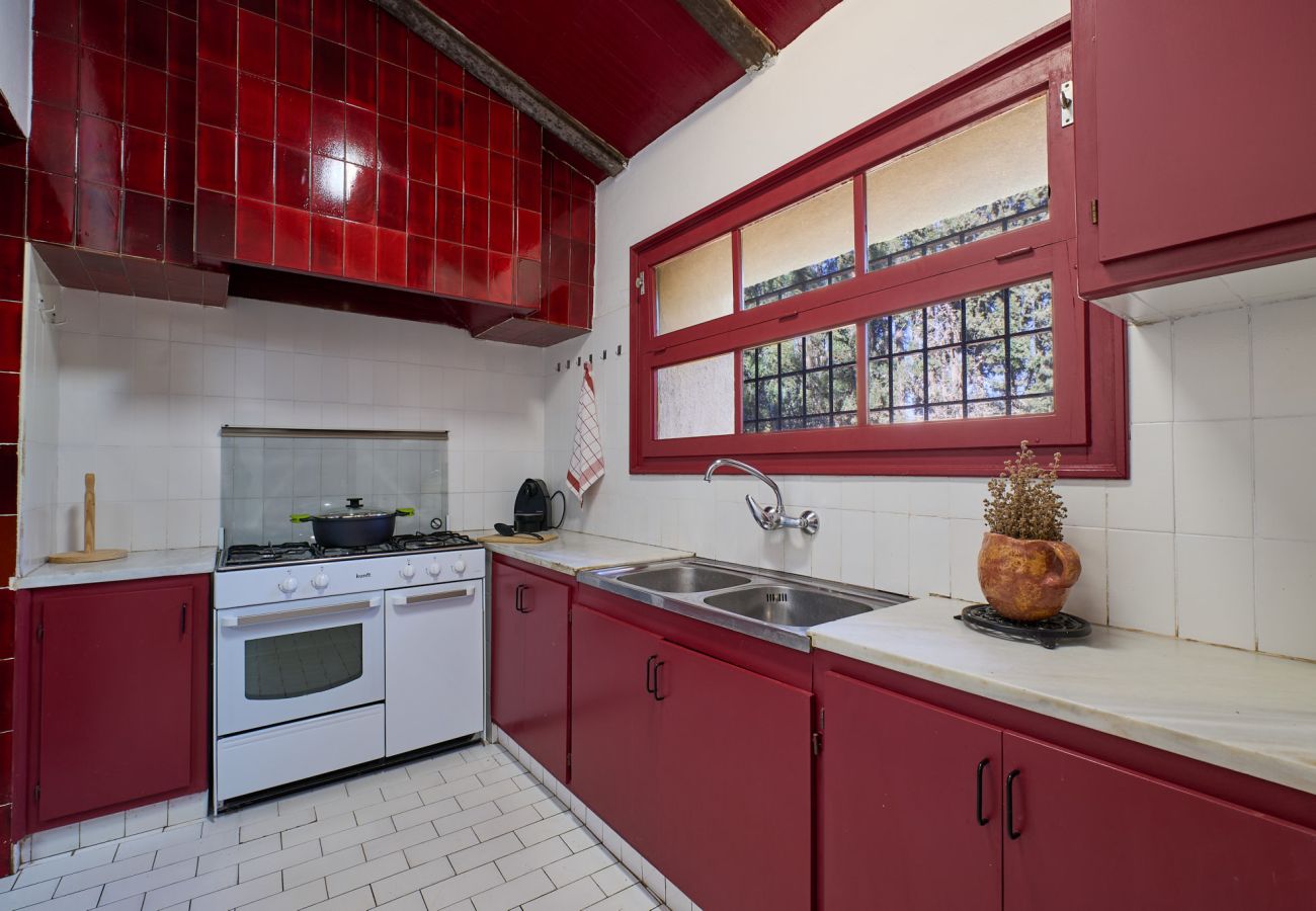 Villa in Mont-ras - 1 Mas Pagès, rural house for 9 people with garden and private pool