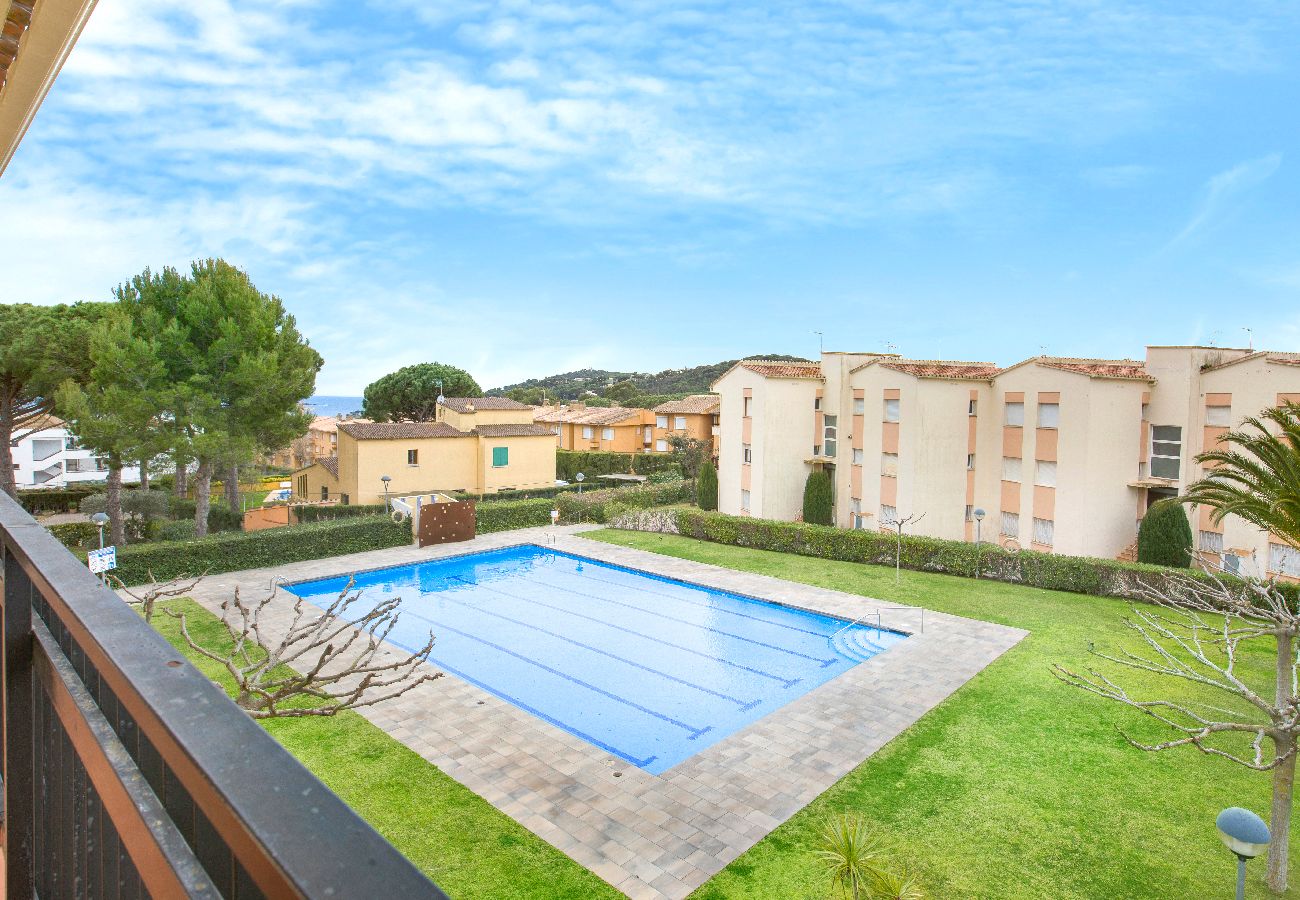 Appartement à Calella de Palafrugell - 1CB X3 - Appartement avec 2 chambres dans un quartier très calme avec jardin et piscine communautaires près de la plage de Calella de Palafrugell