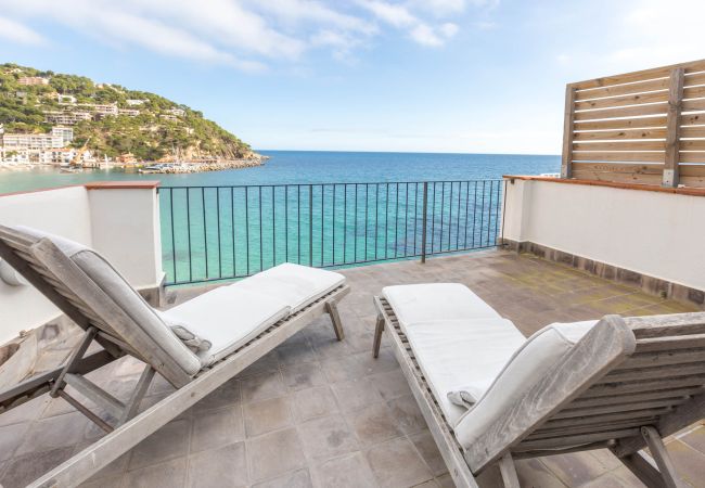 Villa à Llafranc - 1MIRAD 01 - Grande maison rénovée avec beaucoup de goût, avec une vue fantastique sur la mer et un accès direct à la plage de Llafranc Villa à Llafranc - 1MIRAD 01 - Grande maison rénovée avec beaucoup de goût, avec une vue fantastique sur la mer et un accès direct à la plage de Llafranc