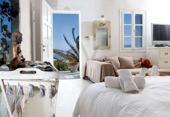 Villa à Mikonos - Villa de 7 chambres avec vue sur la mer près de la plage (Mykonos)