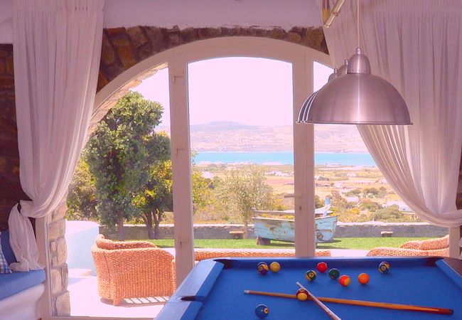 Villa à Paros -  Spectaculaire maison de 5 chambres près de la plage et avec de belles vues sur la mer 