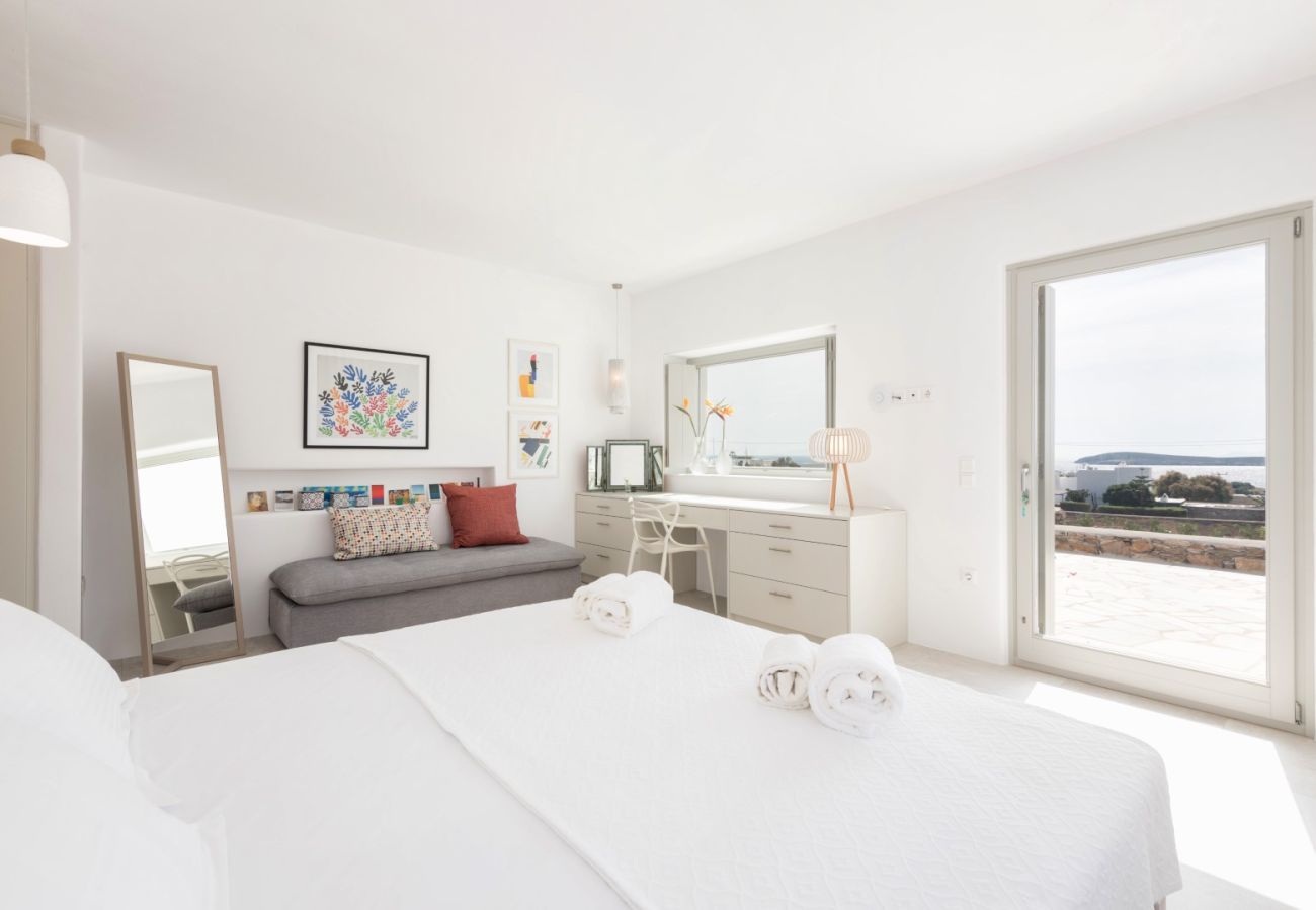 Villa à Paros -  Fantastique villa pour 8 personnes avec vue sur la mer et proche de la plage en Grèce